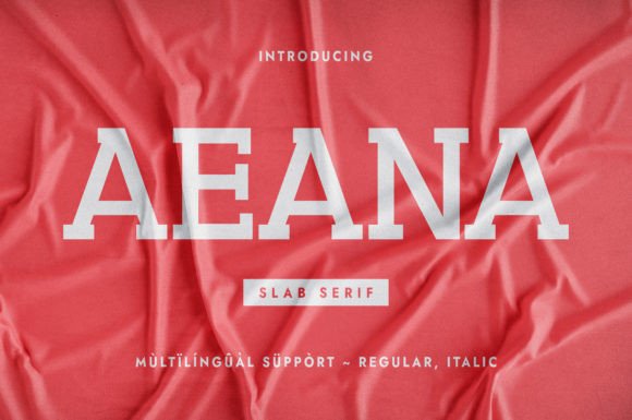 Aeana: A Slab Serif That Anchors Editorial Calm