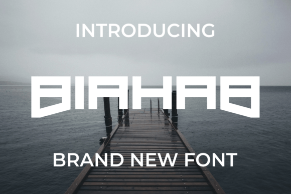 Biahab: A Bold Display Font That Cuts Through the Feed