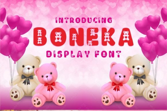 Boneka: A Playful Decorative Font for Digital Branding