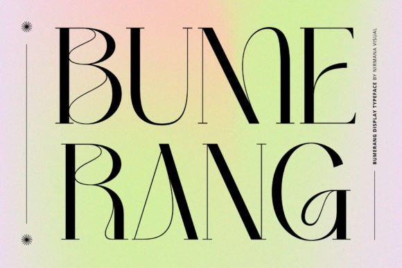 Bumerang: A Serif Font That Elevates Real Small Business Branding