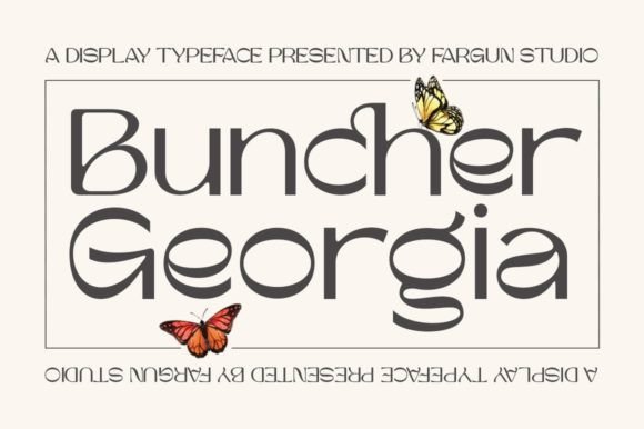 Buncher Georgia: A Vintage Serif Font That Elevates Real Business Branding