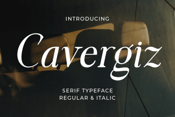 Cavergiz: A Bold, Trendy Serif Font for Real Branding Work