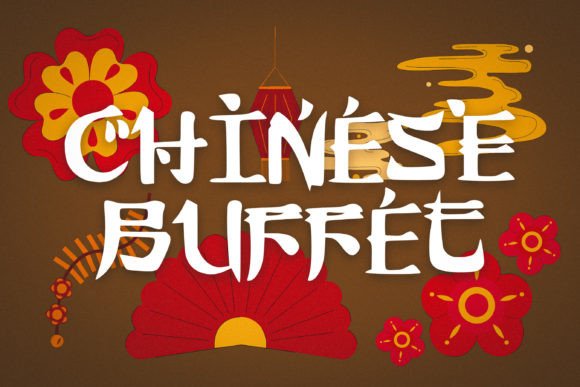 Chinese Buffet: A Decorative Typeface That Adds Character to Brand Identity