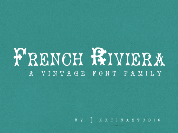 French Riviera: A Vintage Display Font That Elevates Web Design