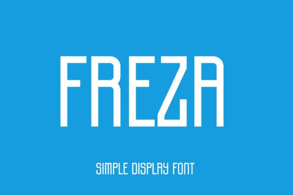 Freza: A Clean, Tall Sans Serif for Modern Branding