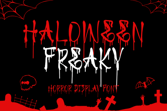 Haloween Freaky: A Bold Decorative Font for Memorable Branding