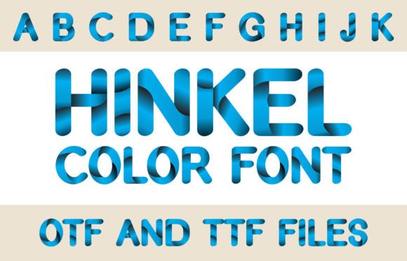 Hinkel: A Color Font That Lifts Campaign Headlines