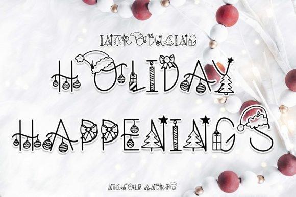 Holiday Happenings: A Festive Decorative Typeface That Delivers Joy—Not Just Gimmicks