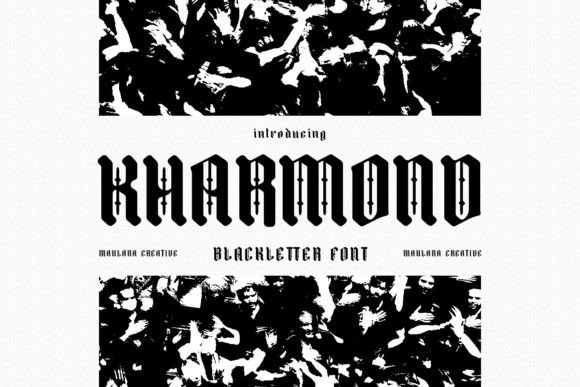 Kharmond: A Blackletter Display Font That Elevates Handmade Design