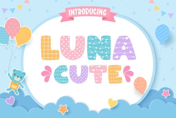 Luna Cute: A Playful Display Font for Brand Charm