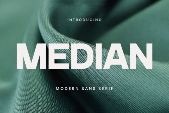 Median: A Modern Sans Serif Typeface for Confident Branding
