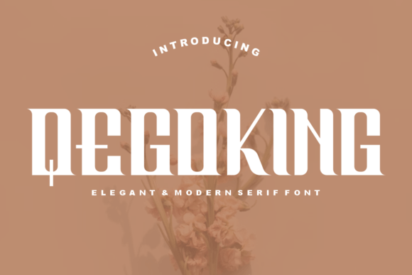 Qegoking: A Bold Slab Serif Font for Scroll-Stopping Brand Content