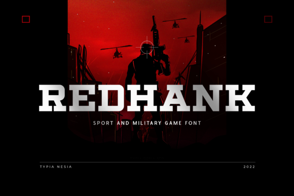 Redhank: Bold Slab Serif Font for Handmade Labels & Printables