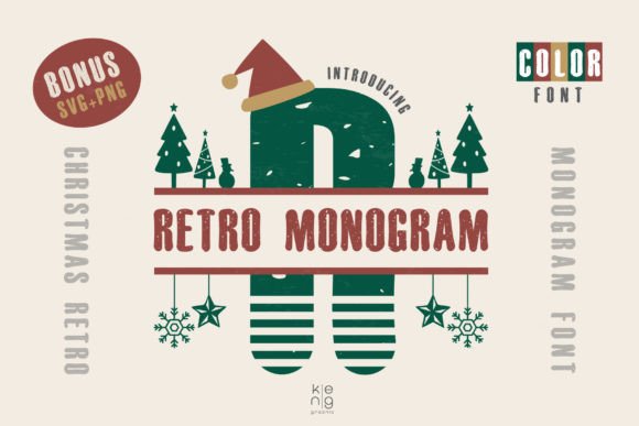 Retro Monogram: A Vintage Display Font That Commands Attention