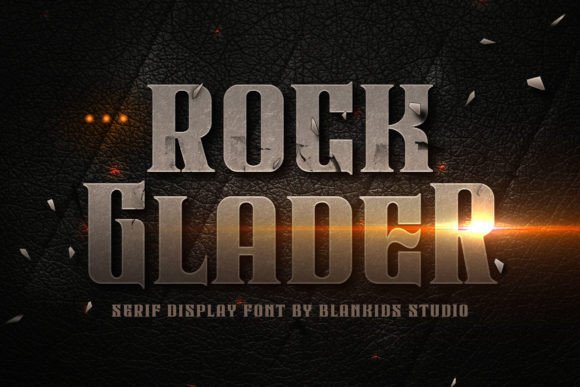 Rock Glader: A Bold Serif Font That Cuts Through the Feed