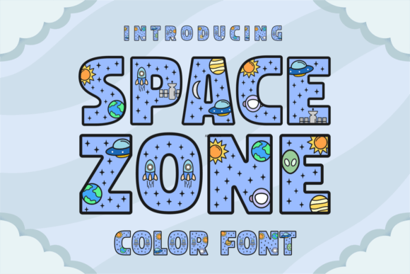 Space Zone: A Playful Display Font for Bold Digital Headlines