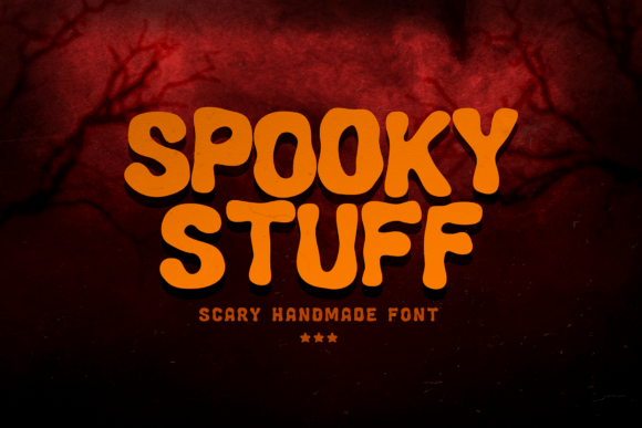Spooky Stuff: A Bold Display Font That Grabs Attention