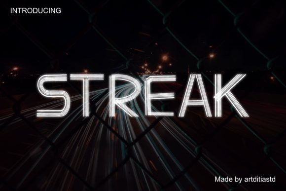 Streak: A Friendly, Modern Sans Serif Font for Makers