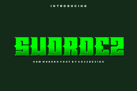 Swordez: A Bold Slab Serif Font for Handmade Brands