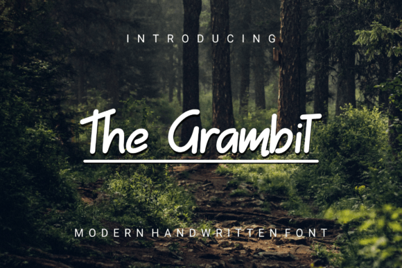 The Grambit: A Natural-Handwritten Script Font That Feels Like It Belongs